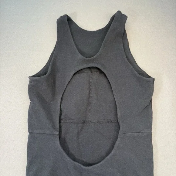 Abercrombie Fitch Crew Neck Black Bodysuit Women's Small Soft Stretch Keyhole - Picture 4 of 10